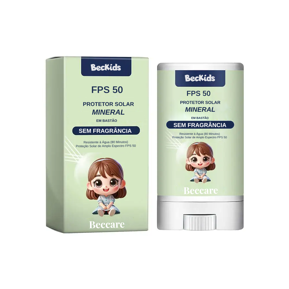 Protetor Solar BecKids Bastão FPS 50 | Beccare